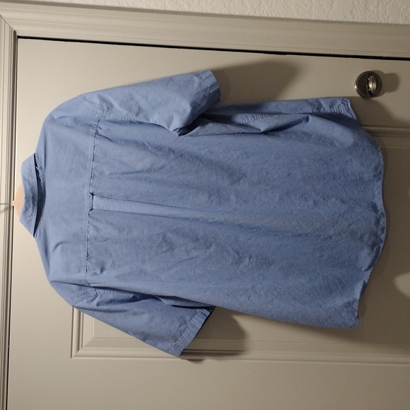 Chaps xxl short sleeve button down shirt blue - Picture 4 of 7